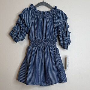 HABITUAL KIDS Girls Striped Smocked Waist Dress